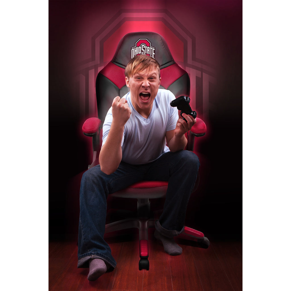 Black Ohio State Buckeyes Oversized Gaming Chair