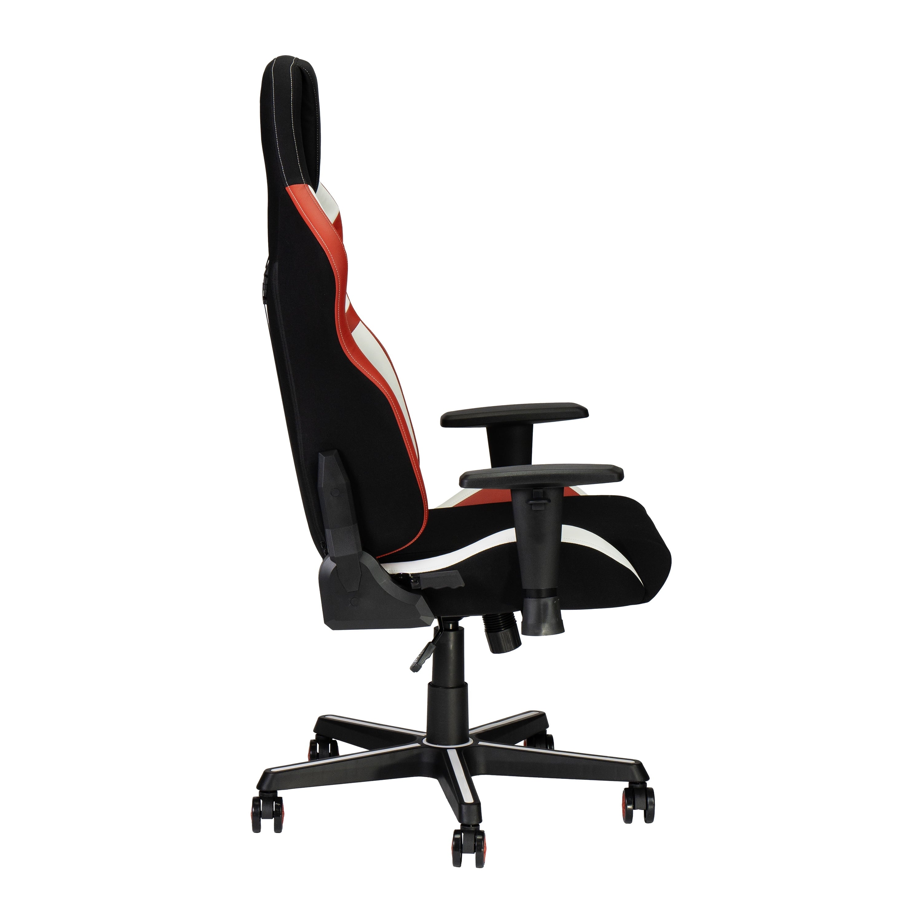 Techni Sport TSF72 Echo Gaming Chair, Black with Red and White RTA-TSF72-BK
