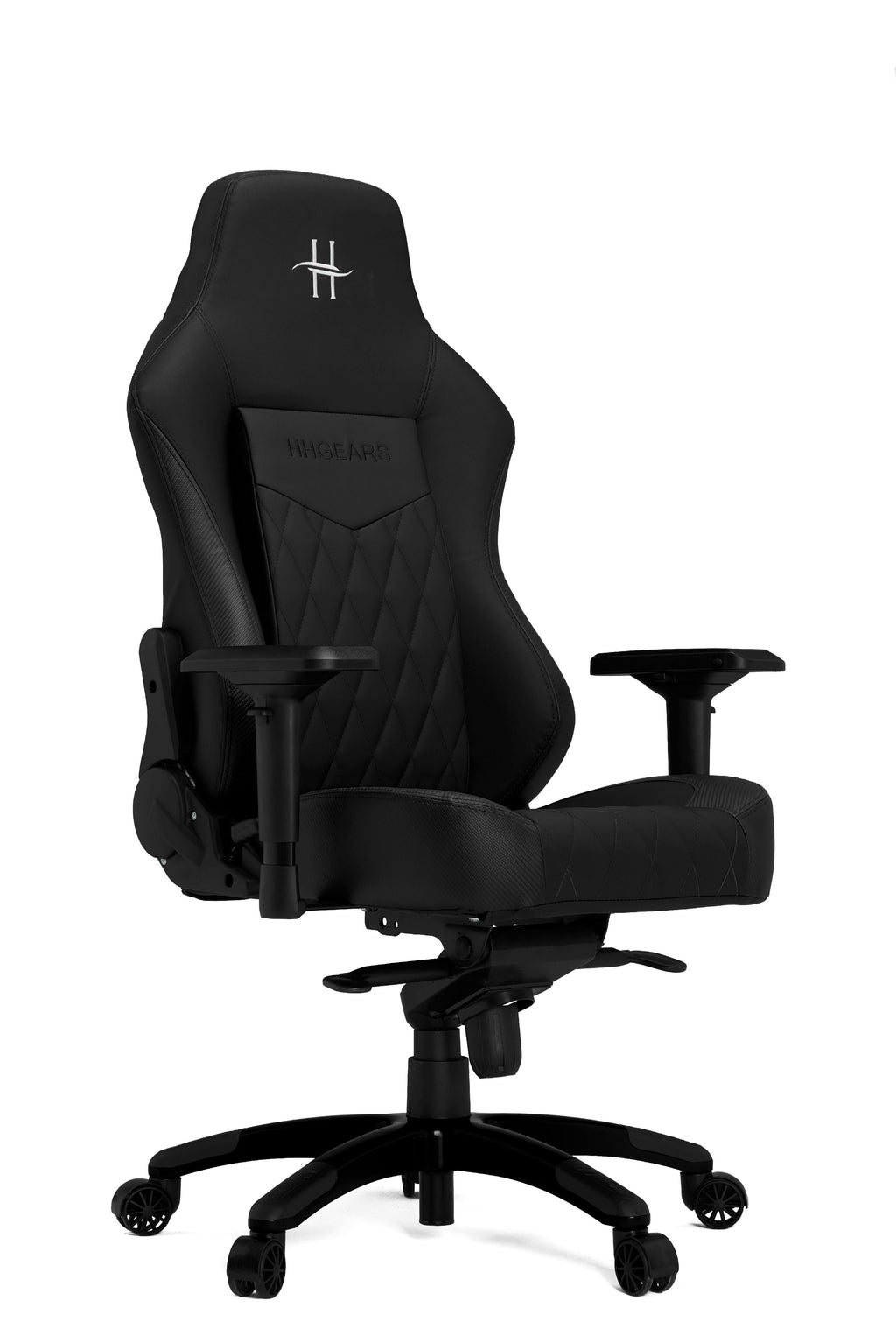HHGears XL 800 Series Gaming Chair Black with Headrest/Lumbar Pillows