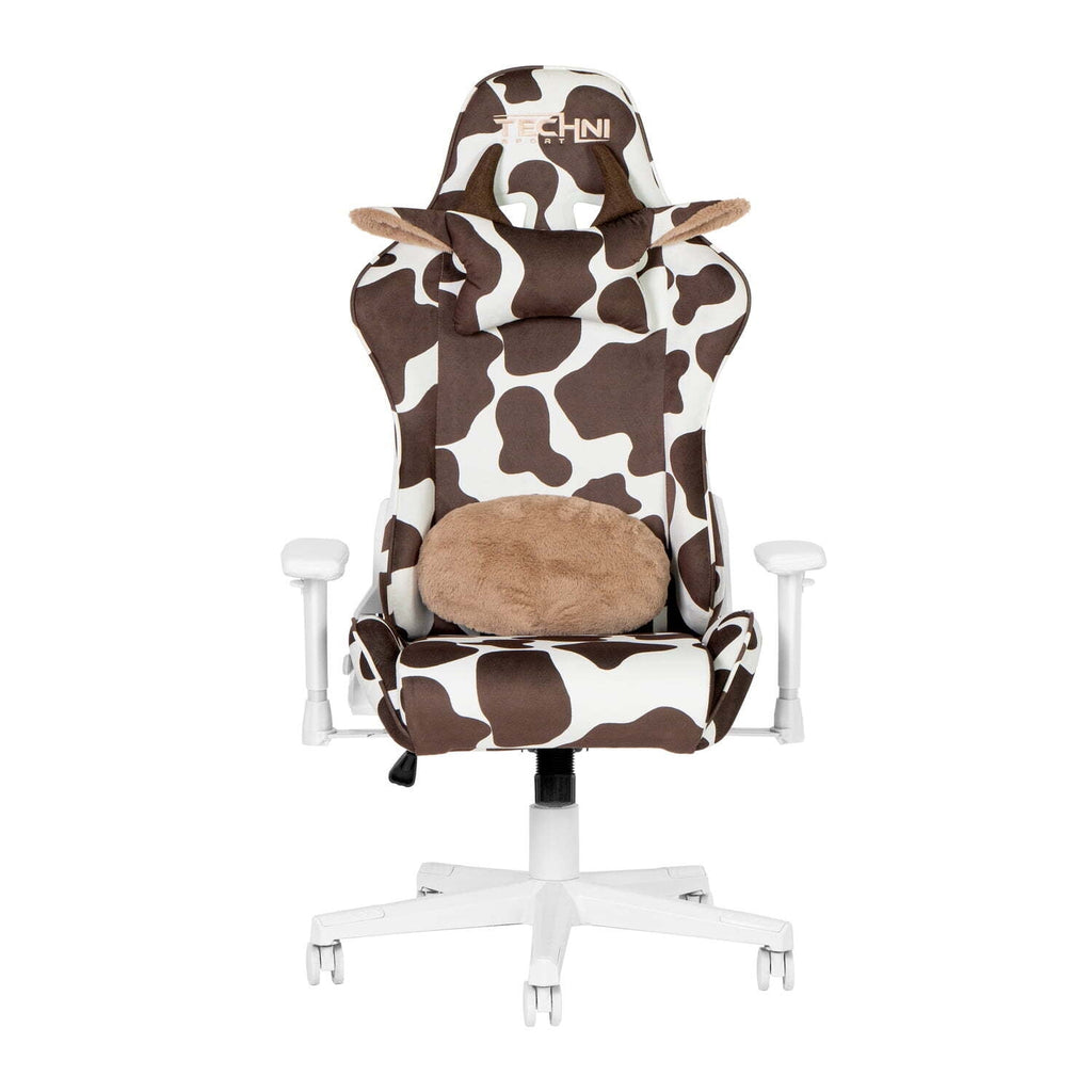 Homestock Rustic Ranch Brown Cow Series Gaming Chair