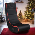 CASEMIOL Folding Gaming Chair Floor with Bluetooth Speakers, Gamer Chair for Teens, Gaming Chair with Polyester cover and foam padding, 3” Built-in Dual Track Sound, 3.5mm input/output ports