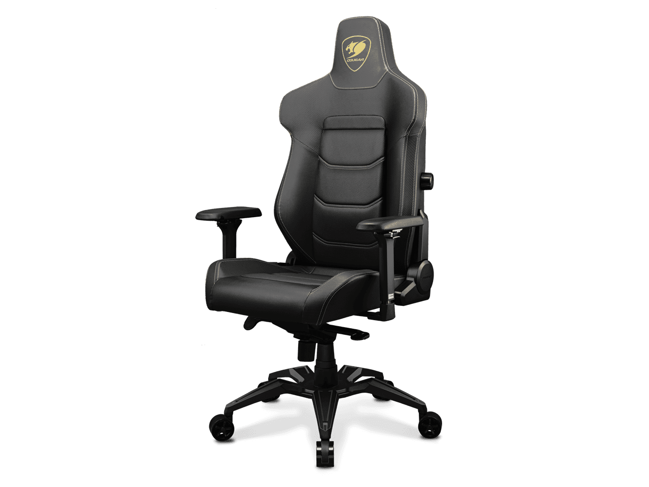 COUGAR Armor EVO Royal, Gaming Chair with Integrated 4-way Lumbar Support, Magnetic Neck Pillow, 180º Reclining, 4D Armrest