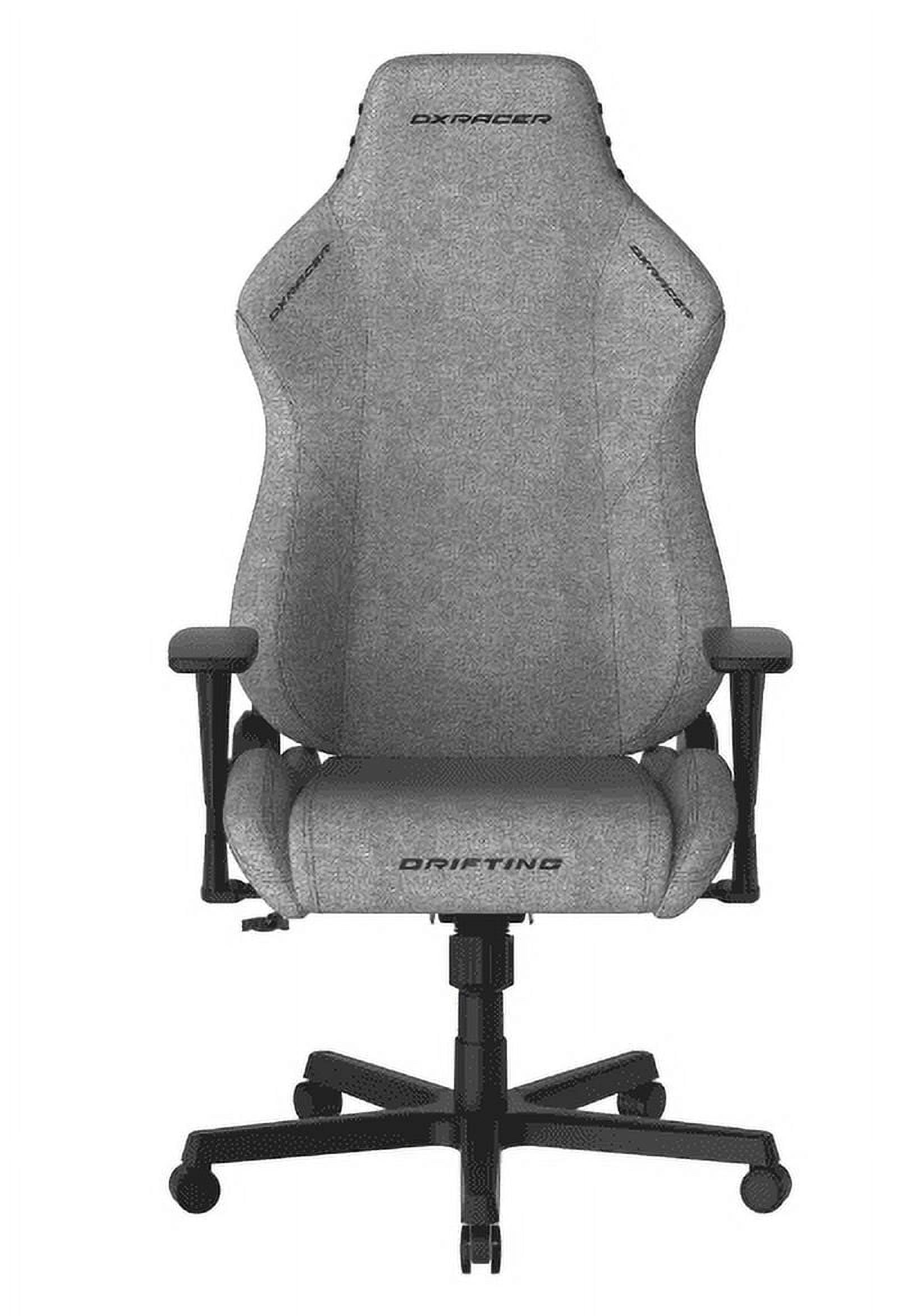 DXRacer Drifting Gaming Chair - Fabric Ergonomic Office Chair with Lumbar Pillow & Adjustable Headrest - PC Computer Racing Gamer Gaming Chair Recliner For Adults Teens, Cyan Black, Regular L