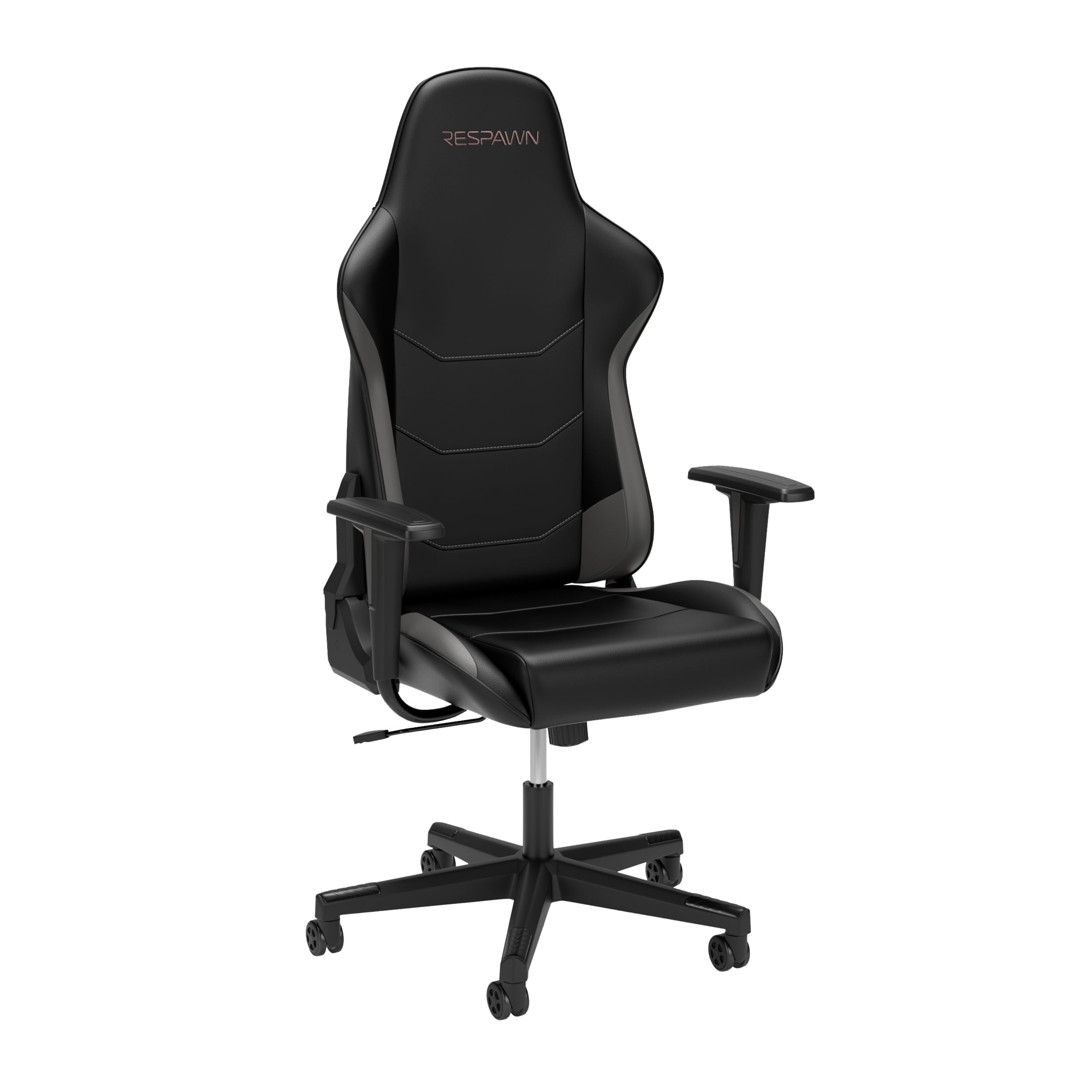 RESPAWN 110 Ergonomic Gaming Chair - Reclining Office Video Game Swivel Chair with Lumbar Support, Headrest, Heavy Duty, High Back, Racing Style Gaming Recliner Seat for Computer Gamer - Red