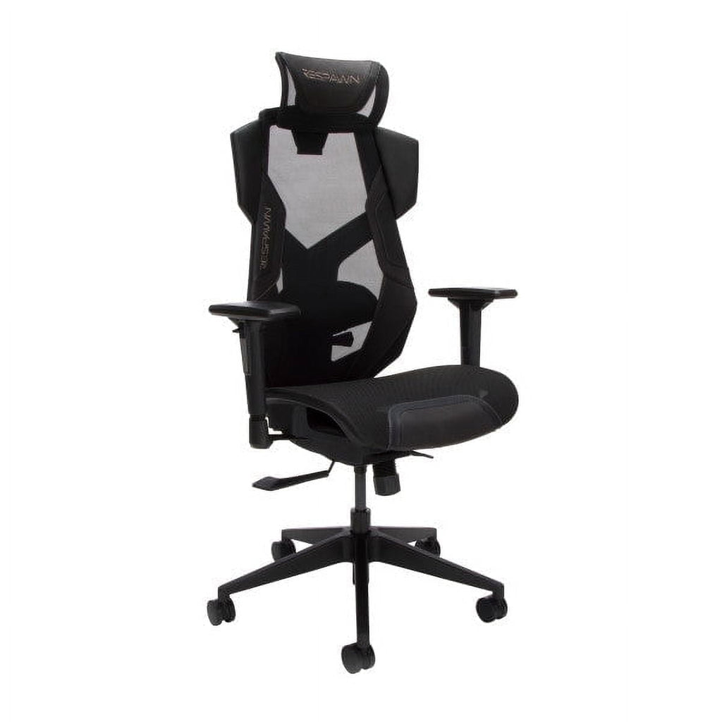 RESPAWN FLEXX Ergonomic Office and Gaming Chair with Lumbar Support - Breathable Mesh Recliner with Headrest & Adjustable Arms, Comfy Home Office Desk Chairs, Reclining Gaming Seat for Adults - Teal