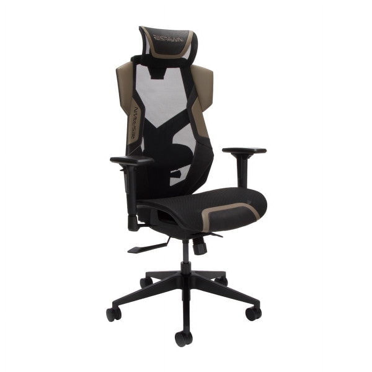 RESPAWN FLEXX Ergonomic Office and Gaming Chair with Lumbar Support - Breathable Mesh Recliner with Headrest & Adjustable Arms, Comfy Home Office Desk Chairs, Reclining Gaming Seat for Adults - Teal