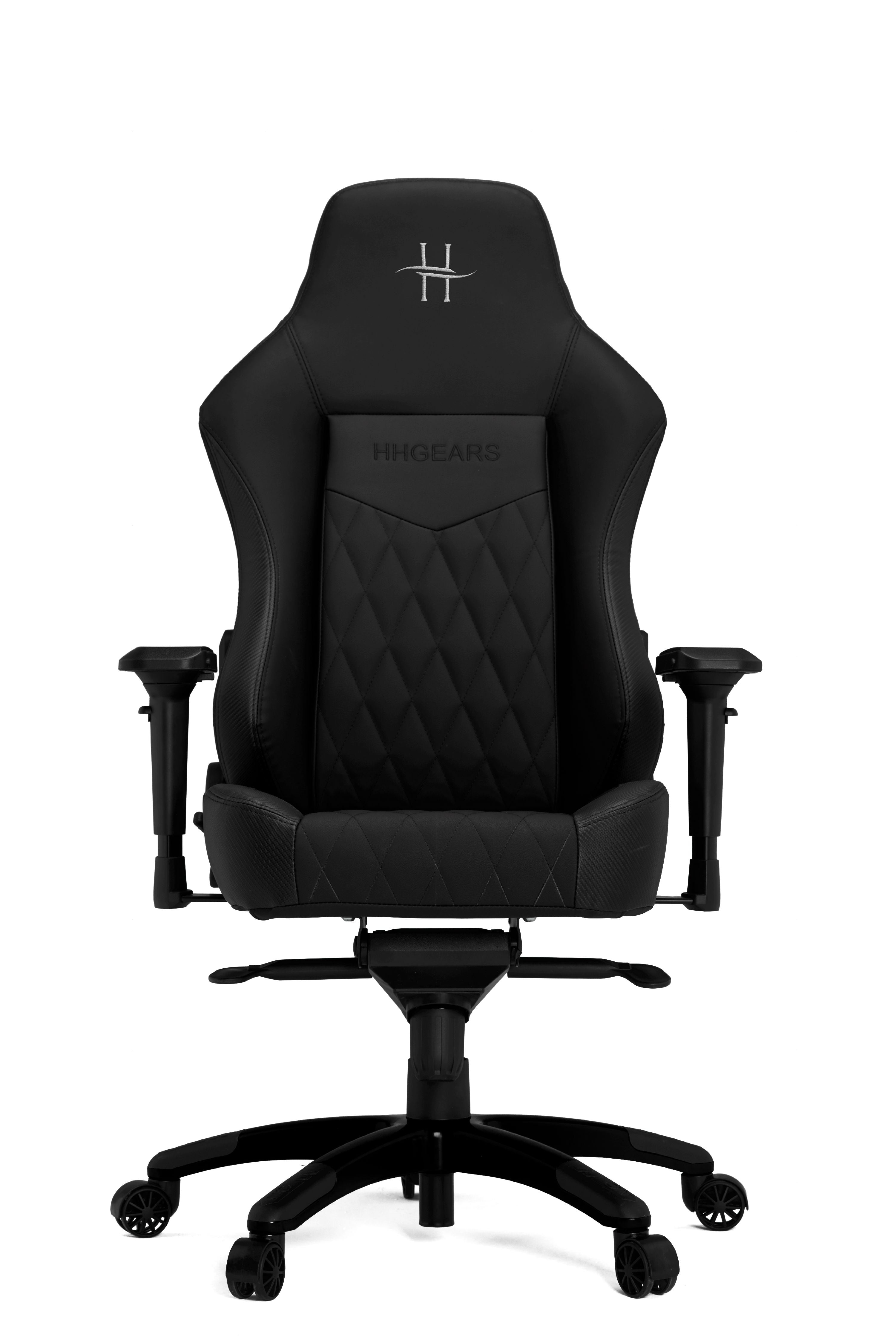 HHGears XL 800 Series Gaming Chair Black with Headrest/Lumbar Pillows
