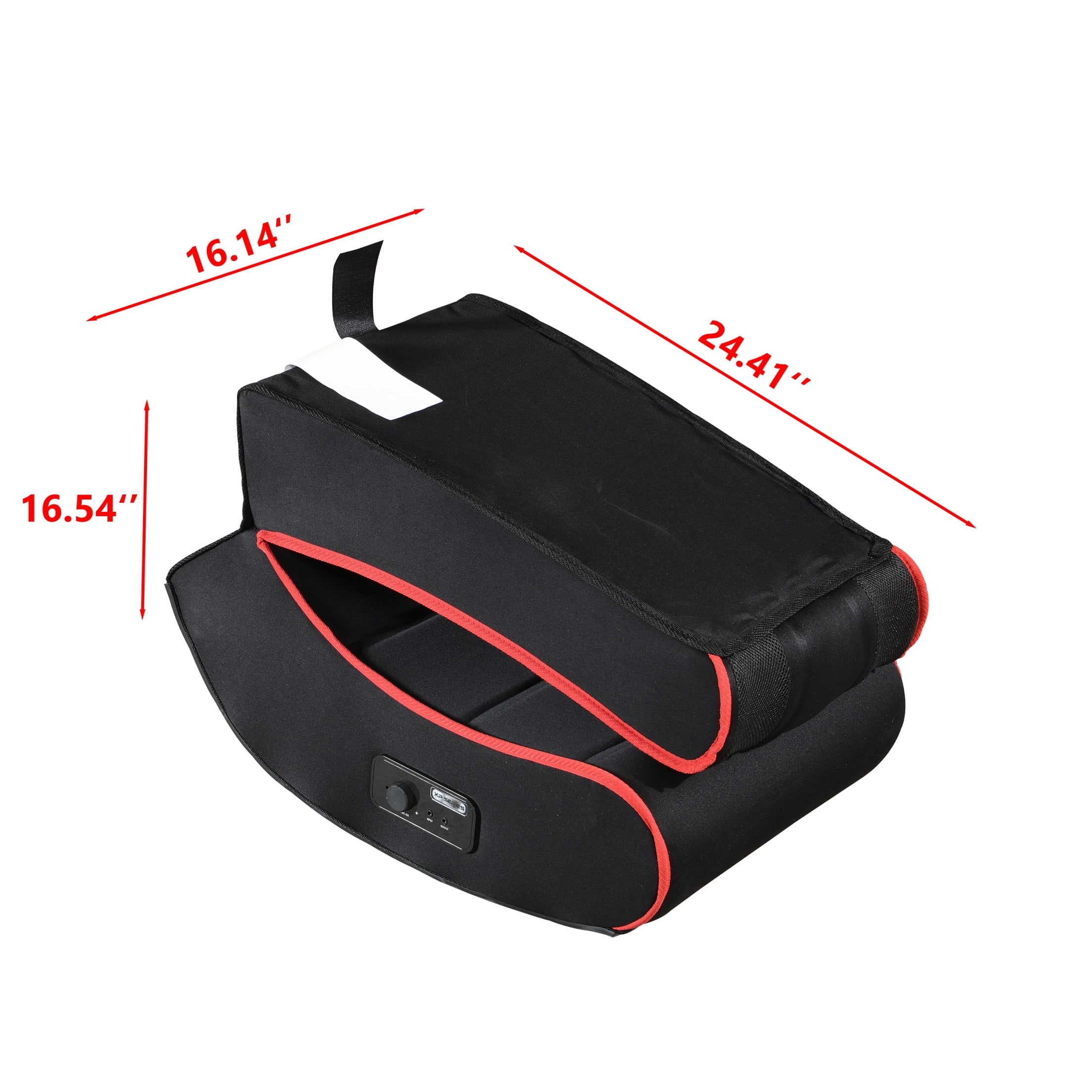 CASEMIOL Folding Gaming Chair Floor with Bluetooth Speakers, Gamer Chair for Teens, Gaming Chair with Polyester cover and foam padding, 3” Built-in Dual Track Sound, 3.5mm input/output ports