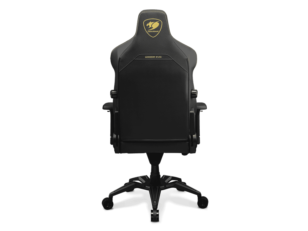 COUGAR Armor EVO Royal, Gaming Chair with Integrated 4-way Lumbar Support, Magnetic Neck Pillow, 180º Reclining, 4D Armrest