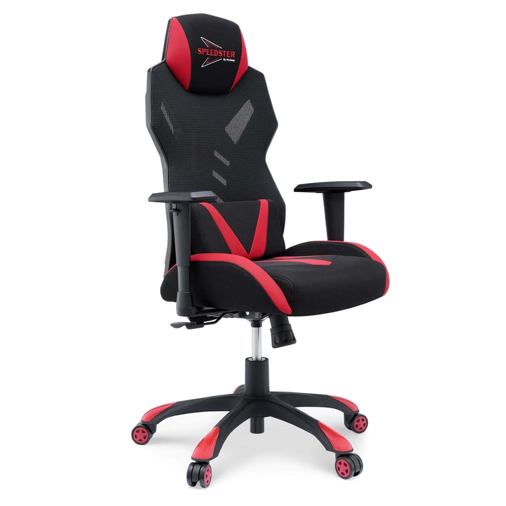 Modway Speedster Modern Mesh Fabric Gaming Computer Chair in Black/Red