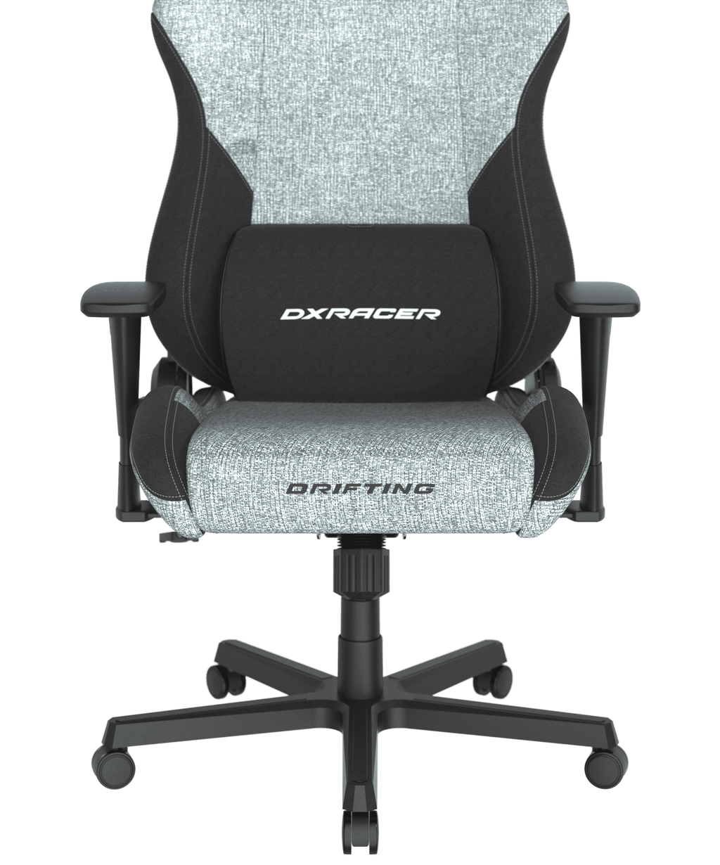 DXRacer Drifting Gaming Chair - Fabric Ergonomic Office Chair with Lumbar Pillow & Adjustable Headrest - PC Computer Racing Gamer Gaming Chair Recliner For Adults Teens, Cyan Black, Regular L