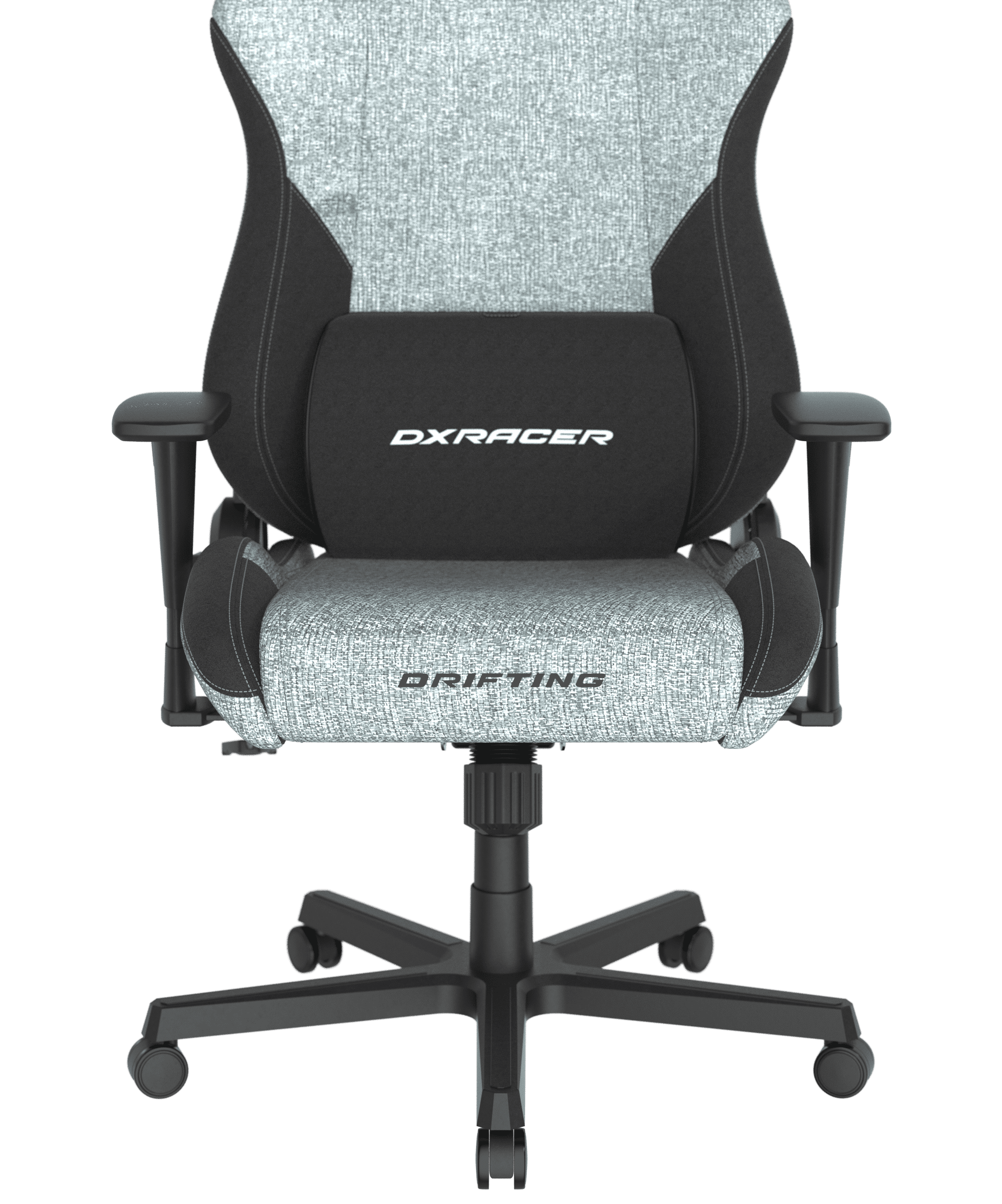 DXRacer Drifting Gaming Chair - Fabric Ergonomic Office Chair with Lumbar Pillow & Adjustable Headrest - PC Computer Racing Gamer Gaming Chair Recliner For Adults Teens, Cyan Black, Regular L
