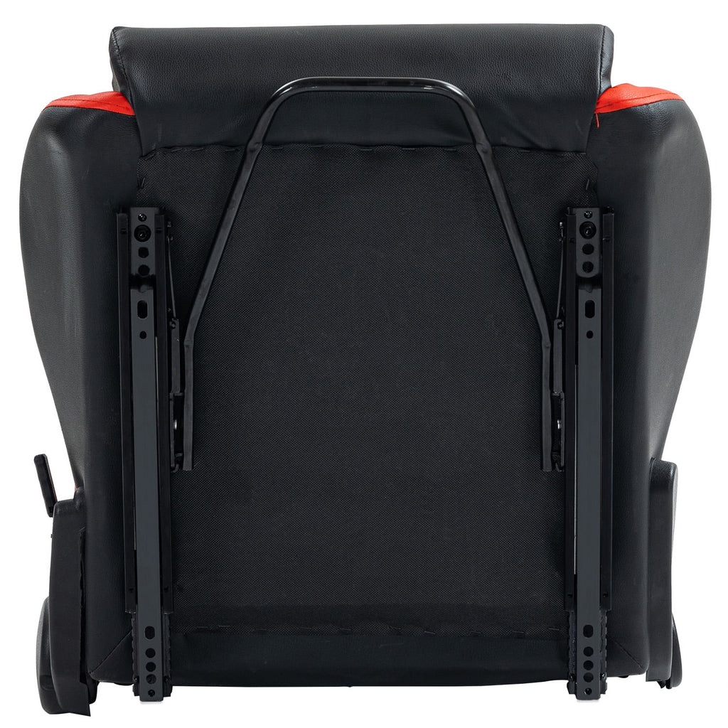 Marada Racing Seat with Double Lock Slip for Gaming Simulator Cockpit Leather Red