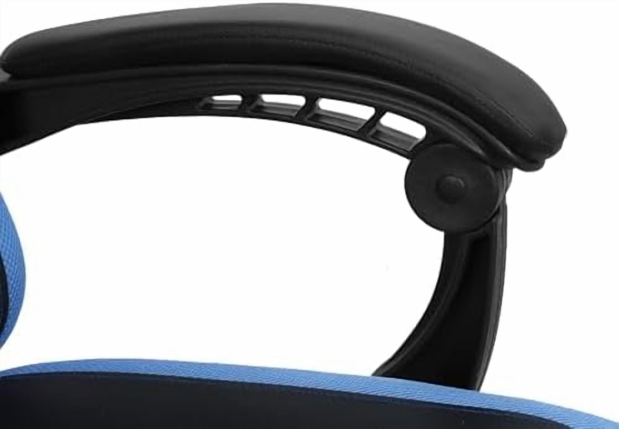 Gaming Chair with Speakers, Bluetooth Gaming Chair with RGB LED Lights and Footrest, Height Adjustable Massage Computer Chair Lumbar Support for Adults (Black)